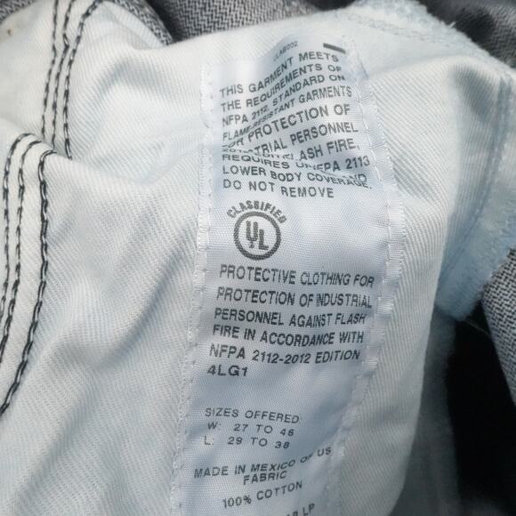 Wrangler FR Jeans Mens 38x30 Blue Flame Resistant Workwear 13MWZ HRC2 2112 Denim - Picture 14 of 15